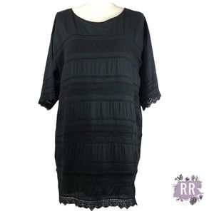 SOCIETY AMUSE Westley Shift Crochet Dress